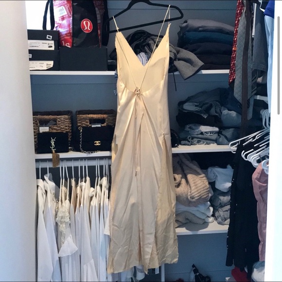 ARE YOU AM I silk maxi dress - Picture 3 of 4